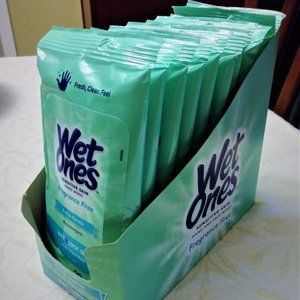 Wet Ones Wipes Fragrance Free 10 pks of 20 each